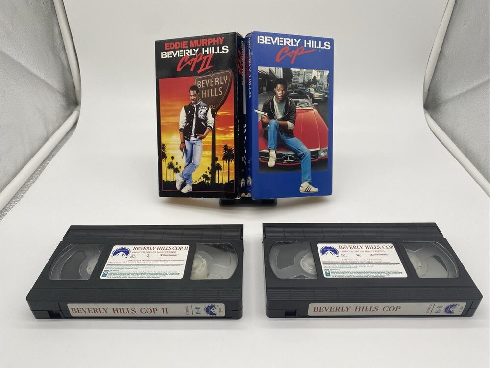 Beverly Hills Cop 1 & 2 VHS Used